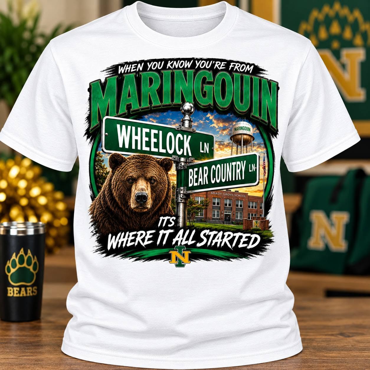 Wheelock and Bear Country Shirt